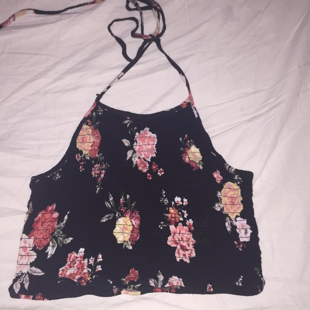 A cropped halter